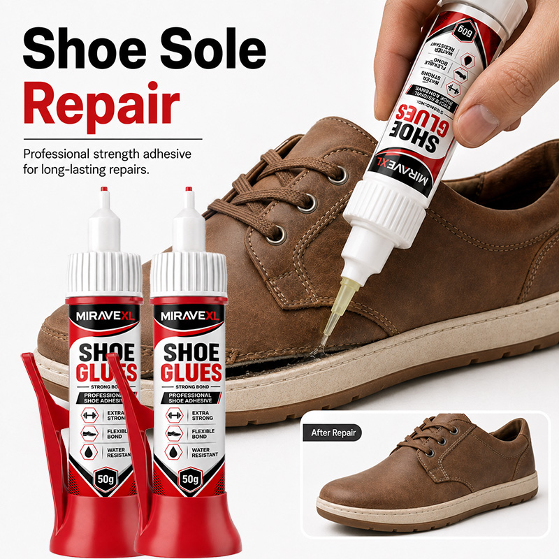 Contact Cement Leather - MIRAVEXL 신발 접착제, 50g/1.76oz 운동화, 부츠,