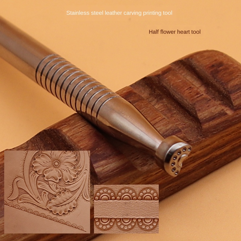 Leatherworking Equipment - 스테인레스 스틸 가죽 조각 인쇄 도구,