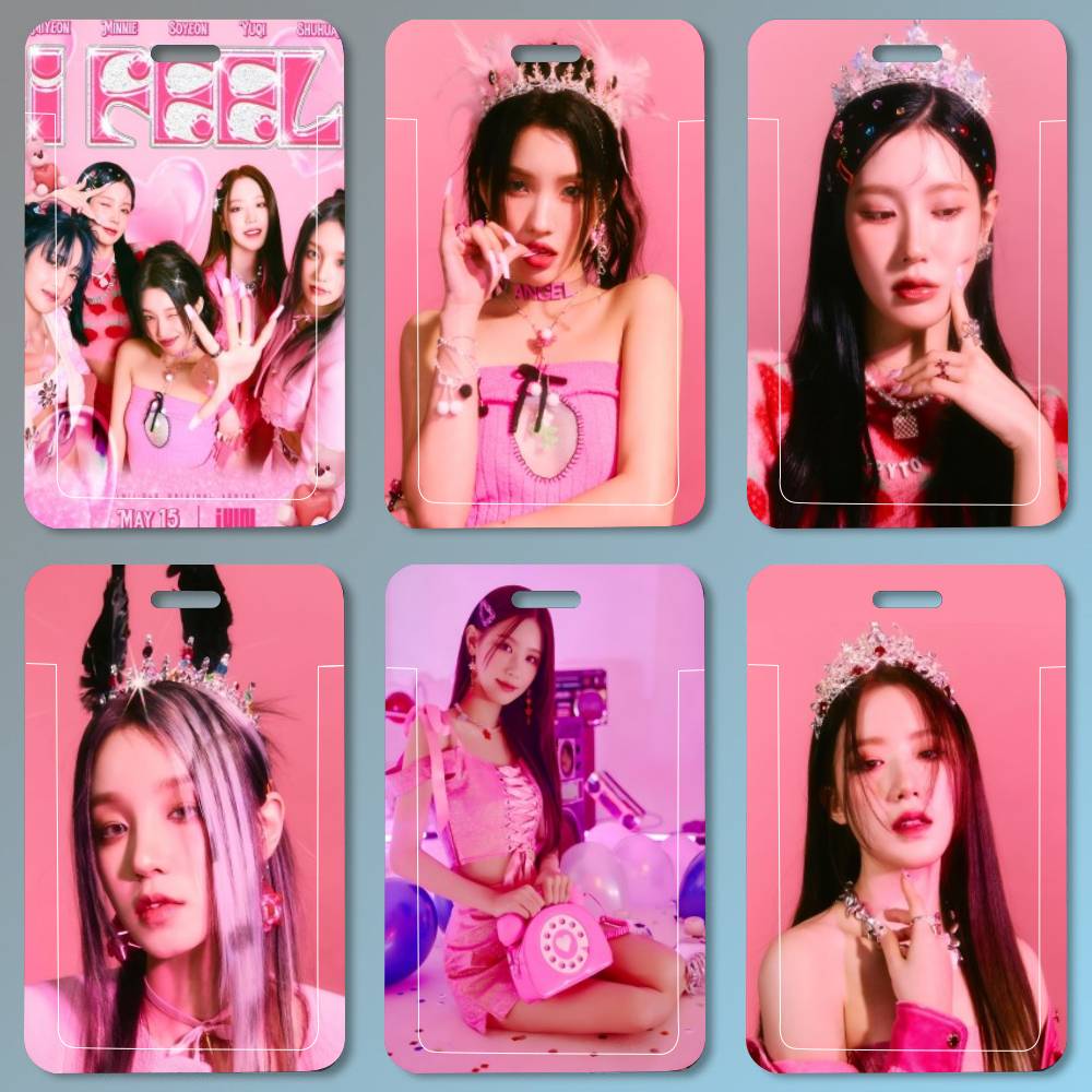 Leather Work For Kids - Kpop GIDLE (G)I-DLE 소녀 ID 카드