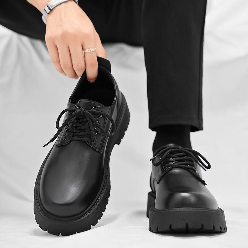 Leatherwork Boots - 남성용 첼시 부츠 영국 스타일 블랙