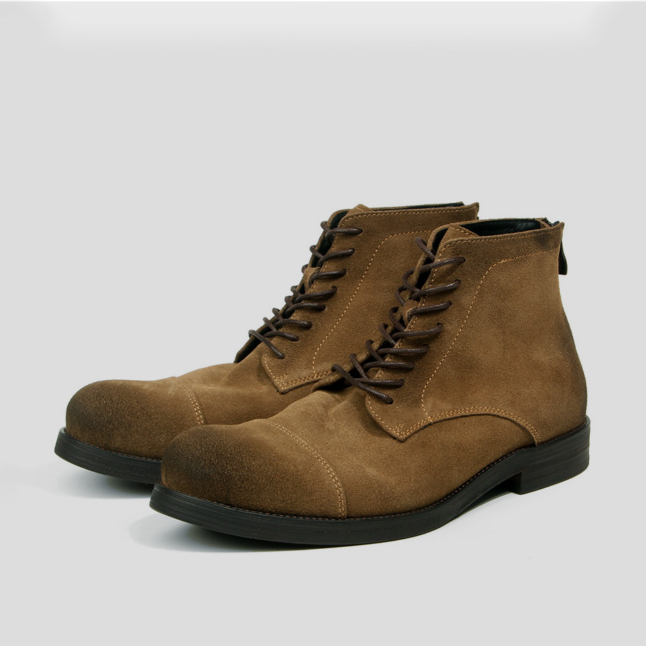 Vintage Leatherwork - EAGSITY 스웨이드 소가죽 빈티지 남성 부츠