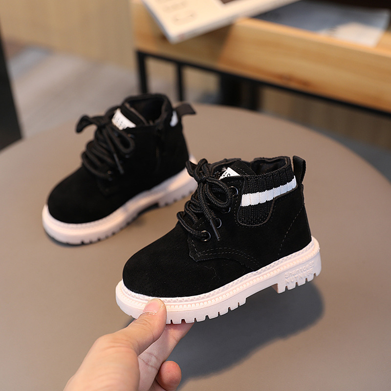 가을 겨울 어린이 레트로 작업 스타일 짧은 부츠 어린이 - Leather Work For Kids 리뷰 및 가격