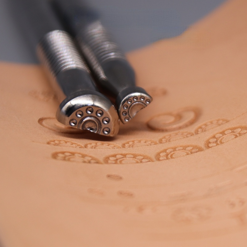 스테인레스 스틸 가죽 조각 인쇄 도구, 세미 플라워 하 - Leatherworking Equipment 리뷰 및 가격