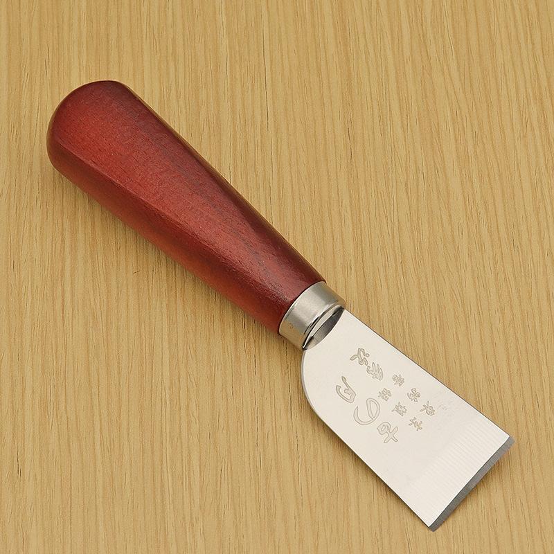 새로운 가죽 스키빙 나이프, 나무 손잡이가 있는 가죽  - Leatherworking Equipment 리뷰 및 가격