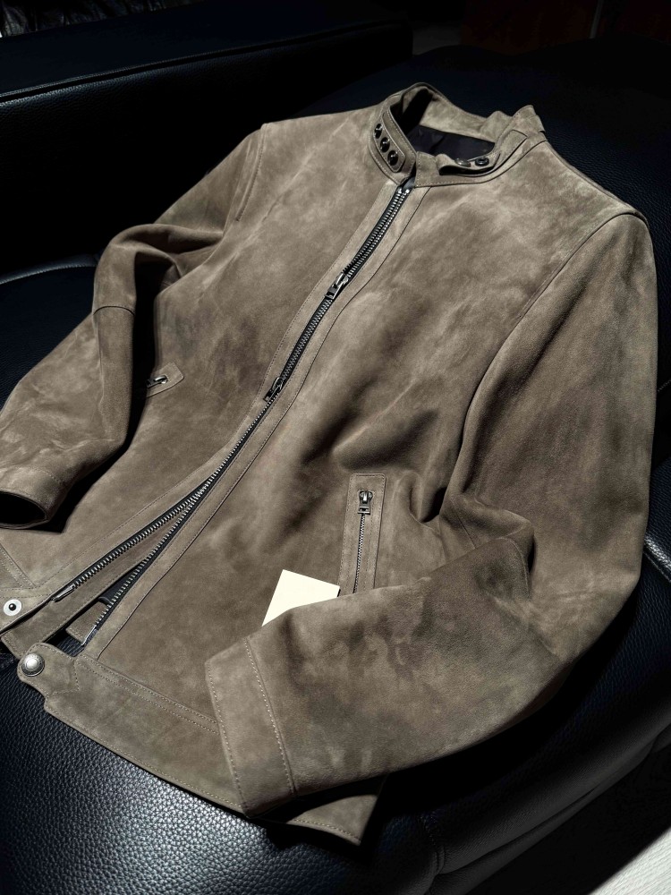 패션 남성용 신상 슬림핏 스탠드 칼라 지퍼 부드러운 천 - Leather Work For Kids 리뷰 및 가격