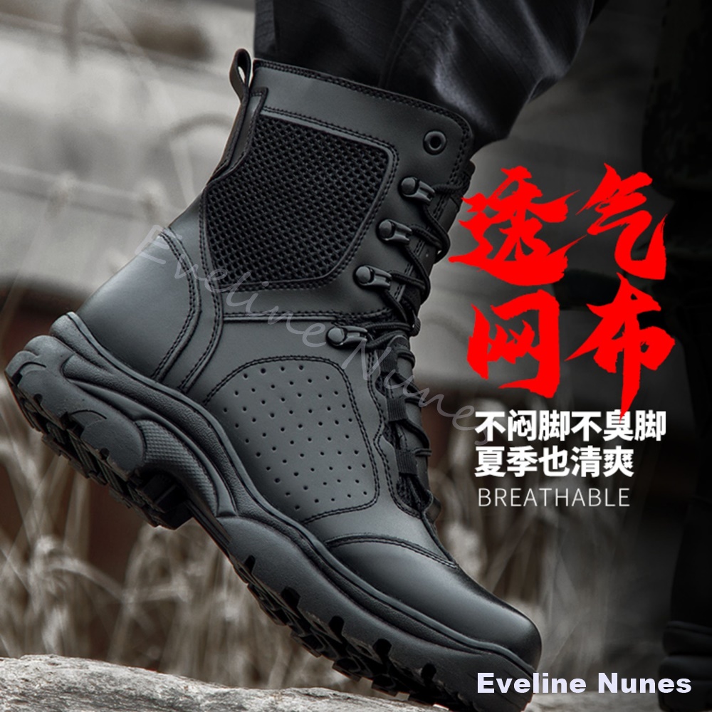 메쉬 미드 하이 전술 전투 부츠 남성 통기성 논슬립 러 - Leatherwork Boots 리뷰 및 가격
