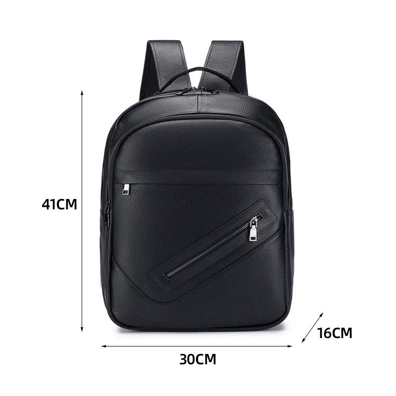 블랙 정품 가죽 노트북 배낭 남성용 멀티 지퍼 포켓 비 - Leather Work Rucksack Mens 리뷰 및 가격