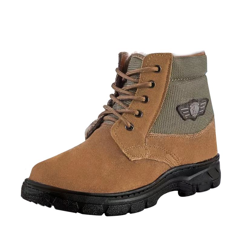 겨울 남성용 스노우 부츠 천연 가죽 울 따뜻한 아웃도어 - Leatherwork Boots 리뷰 및 가격