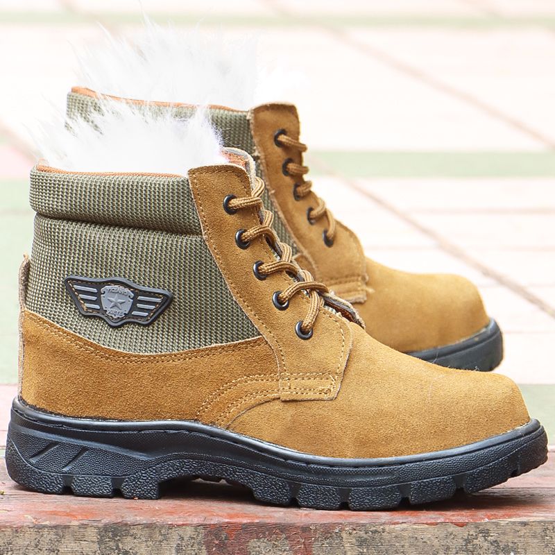 겨울 남성용 스노우 부츠 천연 가죽 울 따뜻한 아웃도어 - Leatherwork Boots 리뷰 및 가격