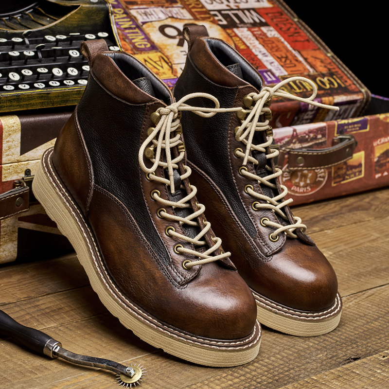 남성용 짧은 발가락 작업 부츠, 아메카지 스타일 정품  - Vintage Leatherwork 리뷰 및 가격