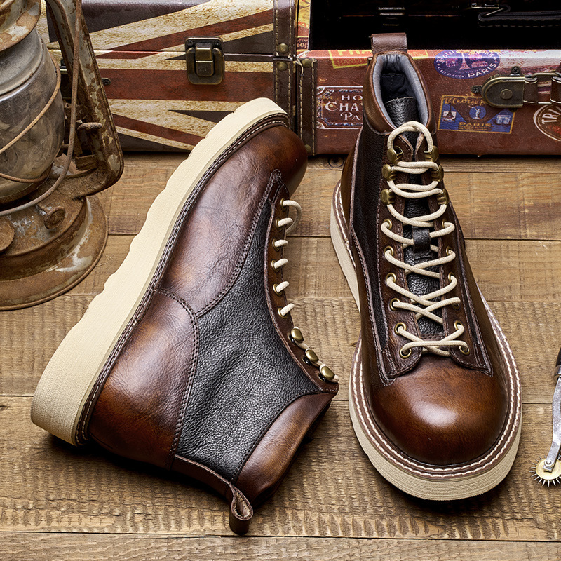 남성용 짧은 발가락 작업 부츠, 아메카지 스타일 정품  - Vintage Leatherwork 리뷰 및 가격