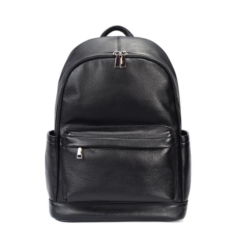 남성용 천연 가죽 여행 백팩, 블랙 소가죽 노트북 데이 - Leather Work Rucksack Mens 리뷰 및 가격