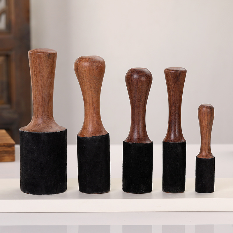 네팔 티베트어 노래 그릇 액세서리 수제 복숭아 나무 스 - Leatherwork Mallet 리뷰 및 가격