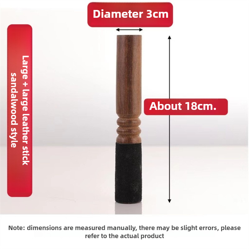 네팔 티베트어 노래 그릇 액세서리 수제 복숭아 나무 스 - Leatherwork Mallet 리뷰 및 가격