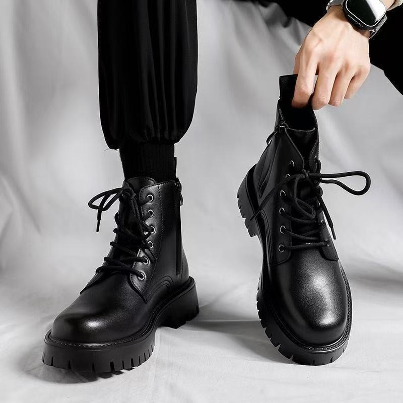 남성용 첼시 부츠 영국 스타일 블랙 가죽 앵클 부츠 사 - Leatherwork Boots 리뷰 및 가격