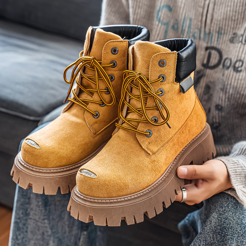 클래식 하이탑 부츠 아웃도어 가죽 남성 캐주얼 앵클 부 - Leatherwork Boots 리뷰 및 가격
