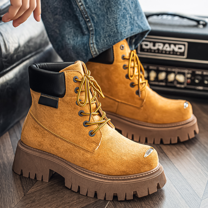 클래식 하이탑 부츠 아웃도어 가죽 남성 캐주얼 앵클 부 - Leatherwork Boots 리뷰 및 가격