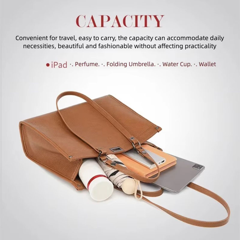 여성 대용량 토트 백 PU 가죽 회전 잠금 핸드백 숙녀 - Leather Work Handbags For Women 리뷰 및 가격