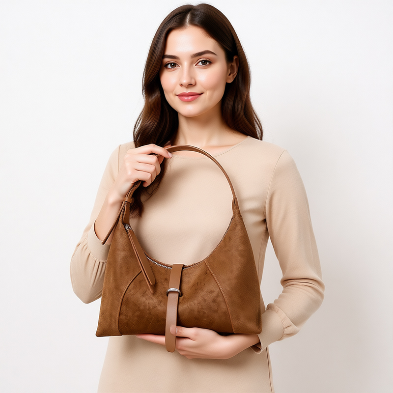 여성용 스웨이드 핸드백 디자이너 스타일 패셔너블하고 우 - Leather Work Handbags For Women 리뷰 및 가격