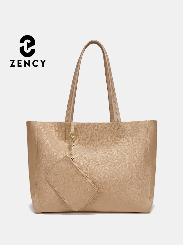 Zency 정품 가죽 대형 토트 백 비치 핸드백 럭셔리 - Leather Work Handbags For Women 리뷰 및 가격