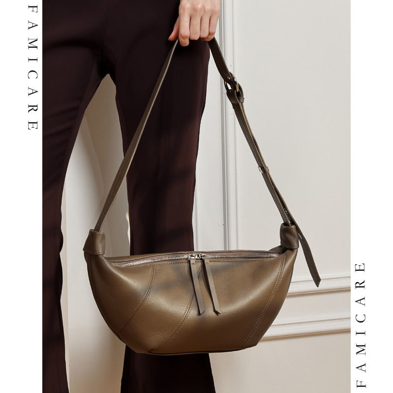 럭셔리 정품 가죽 크로스바디 퍼스 여성 미니멀리스트 빈 - Leather Work Handbags For Women 리뷰 및 가격