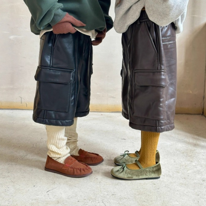 2026년 겨울 신상 한국 아동용 부드러운 벨벳 가죽  - Leather Work For Kids 리뷰 및 가격
