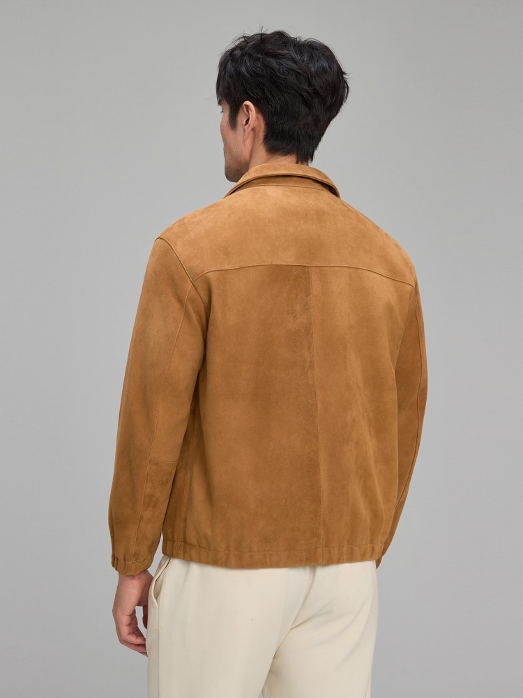 럭셔리 남성용 부드러운 천연 스웨이드 가죽 재킷 지퍼  - Leather Work For Kids 리뷰 및 가격
