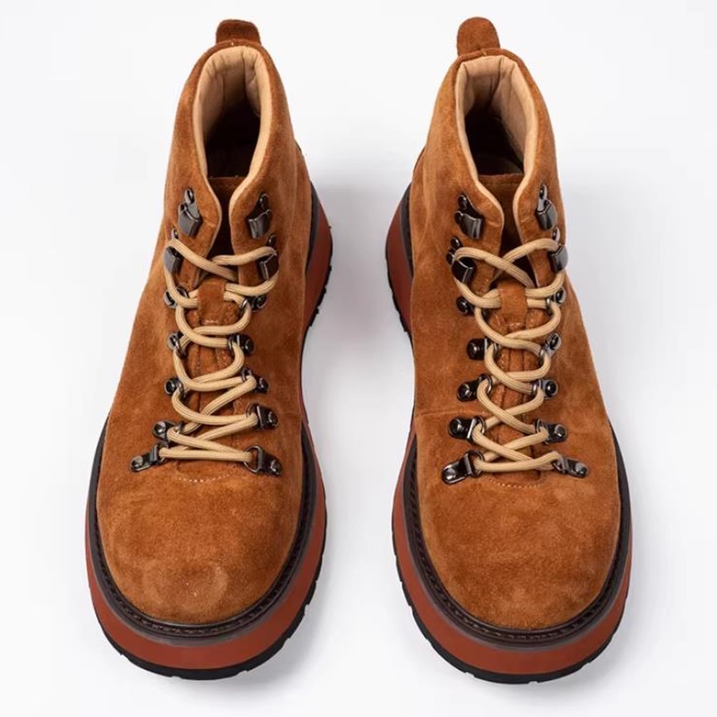 일본산 두꺼운 밑창 천연 가죽 야외용 발목 부츠 남성  - Vintage Leatherwork 리뷰 및 가격