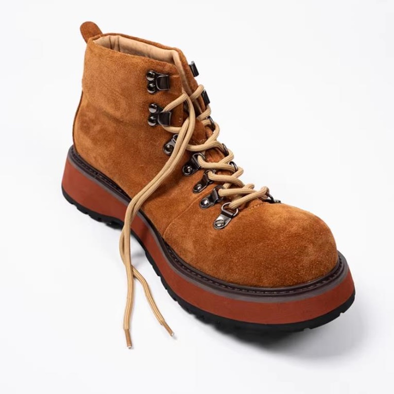 일본산 두꺼운 밑창 천연 가죽 야외용 발목 부츠 남성  - Vintage Leatherwork 리뷰 및 가격