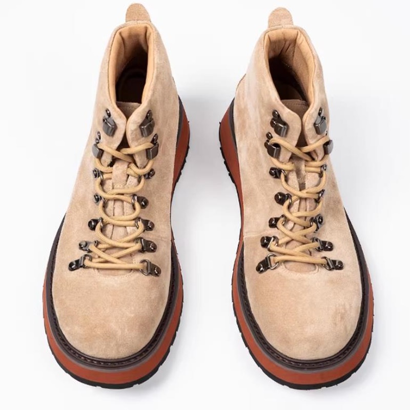 일본산 두꺼운 밑창 천연 가죽 야외용 발목 부츠 남성  - Vintage Leatherwork 리뷰 및 가격