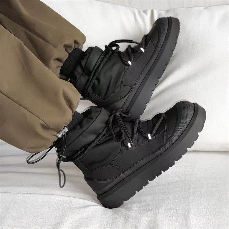 디자이너 신상 남성용 스노우 부츠 겨울용 하이탑 앵클  - Leatherwork Boots 리뷰 및 가격