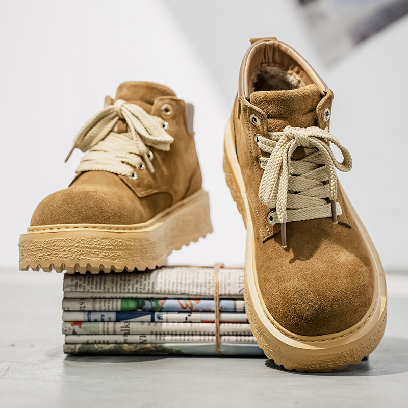 남성용 고품질 스웨이드 말굽 부츠 아웃도어 캐주얼 가죽 - Leatherwork Boots 리뷰 및 가격