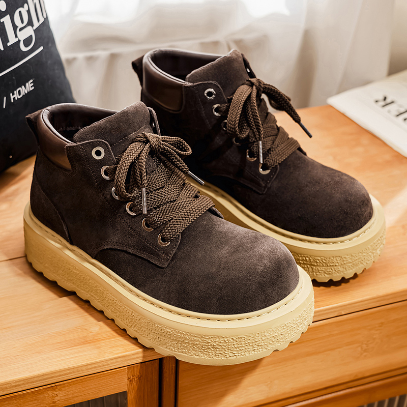 남성용 고품질 스웨이드 말굽 부츠 아웃도어 캐주얼 가죽 - Leatherwork Boots 리뷰 및 가격