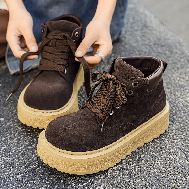 남성용 고품질 스웨이드 말굽 부츠 아웃도어 캐주얼 가죽 - Leatherwork Boots 리뷰 및 가격
