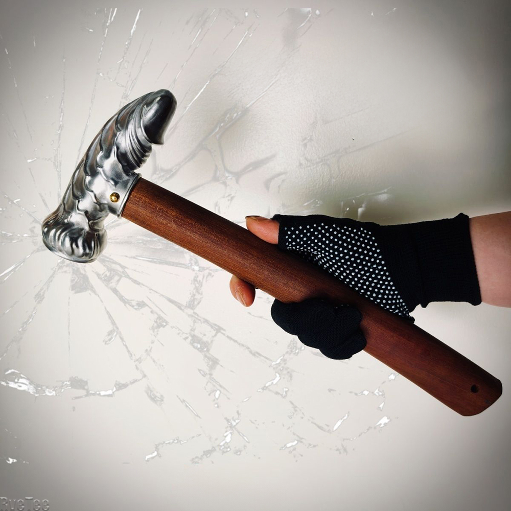 창의적이고 재미있는 스테인리스 스틸 콕 해머, 창문 유 - Leatherwork Mallet 리뷰 및 가격