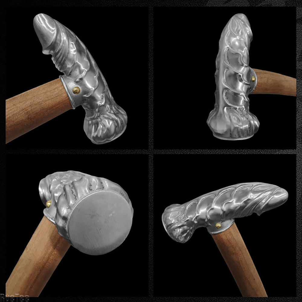 창의적이고 재미있는 스테인리스 스틸 콕 해머, 창문 유 - Leatherwork Mallet 리뷰 및 가격