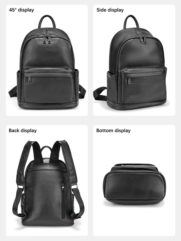 Zency 남성용 백팩 소가죽 블랙 여행용 캐리어 가방 - Leather Work Rucksack Mens 리뷰 및 가격